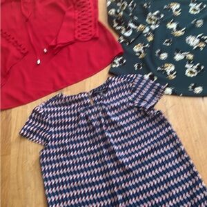 Women's Blouse Tops Bundle size medium